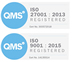QMS registered 2013 and 2015