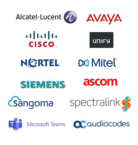 Logos of the companies Telecom Resource work with 